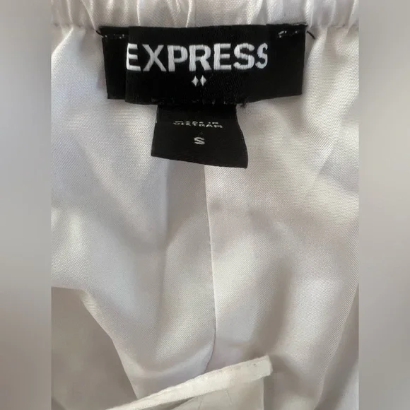 Express White Eyelet Mini Dress - Picture 9 of 9